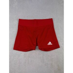 Adidas Women TF VB Shorts Size Small 3 Inch Red AEROREADY Volleyball Tights‎ NWT